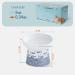 Tamaykim Ceramic Tilted Raised Cat Bowls Set - 8 oz Food and Water Dishes for Kitties - Porcelain Elevated Pet Dish, Set of 2 Orange & Blue - Buy Online on GoSupps.com