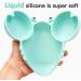 Silicone Suction Plate for Toddlers - Non-Slip Baby Bowl Dish - BPA Free - Microwave & Dishwasher Safe - Crab-cyan - Buy Online on GoSupps.com