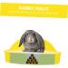 COSMEVIVI Box Rabbit Toilet Bunny Potty Rabbit Potty Pet Pee Toilet Pet Litter Tray Pet Training Corner Bunny Toilet Small Pet Toilet Pet Drawer Potty Pet Potty Pet Supply 25X19X10CM Yellow - Buy Online on GoSupps.com