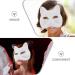 Zerodeko Cat Masks | 9-Piece White Fox DIY Halloween Half-Face Masks | Animal Masquerade Cosplay Accessories - Perfect for Easter Tinkering - Buy Online on GoSupps.com