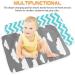 2 Pcs ALBOYI Waterproof Diaper Changing Pad Set - Reusable Nappy Mat for Home and Outdoor - Grey/Green - Buy Online on GoSupps.com