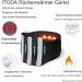 ITODA Self-Heating Back Warmers | Magnetic Field Therapy & Thermal Support Belt for Men & Women - Winter Kidney Warmer & Back Pain Relief - Buy Online on GoSupps.com