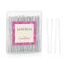 JASVERLIN U Shaped Hair Pin Silver  Bun Pins for Women Long Large Bobby Pins Hairpin for Curly White Hair Ballet Dance Wedding Box Container 2.4in 100 pcs