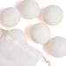 5 Pack XL Wool Dryer Balls Natural Fabric Softener Reusable Over 1000+ Loads Reduces Clothing Wrinkles and Saves Drying Time Laundry Household Essentials