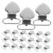 FRCOLOR 120 StK Peach Heart Snable Clip Pacifier Holder - Rustproof Steel Fastening Clips for Cushions & DIY Teething Clip | Ideal for Newborns - Buy Online on GoSupps.com