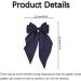 4 PCS Hair Bow Black Hair Bows for Women Bow for Hair Clip Big Bows Women with Long Silky Satin Tail for Girls Barrettes Hair Fastener Accessories (Ark Blue+black+off White+wine Red) - Buy Online on GoSupps.com