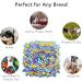 YEAKOO Dog Snuffle Mat 45x45cm Hand Woven Smell Training Toy - Yellow/Purple/Blue - Buy Online on GoSupps.com