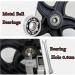 Wheelchair Front Wheel 5Inch 6Inch 8Inch Wheelchair Front Wheels Manual Wheelchair Replacement Wheels Solid Wheels 1 Pair/Black/6Inch(5Inch) 5Inch Black - Buy Online on GoSupps.com
