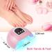 54W LED Nail Lamp Professional Dryer with Timer/Sensor/LCD - Portable & Suitable for Fingernails/Toenails - Home & Salon - Buy Online on GoSupps.com