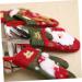 FELTECHELECTR 4 pcs Bag Holder Bear Christmas Bags Gloves Decoration Little Cutlery Cutter Candy and Forks 14X9cm As Shown - Buy Online on GoSupps.com
