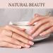 FANDAMEI 12-Pack Short Press on Nails French Tip & Glossy False Nails - Lightweight, Natural, Full Cover with Glue - Buy Online on GoSupps.com
