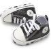 Baiely High Top Lace-Up Sequin Baby Sneakers - Black (6-12 Months) - Buy Online on GoSupps.com