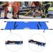 Home Portable Stretcher Meter Foldable Steel Emergency Stretcher with Wheel Emergency Stretcher Reinforced Folding Stretcher for Medical School for Patient Transport (Blue) - Buy Online on GoSupps.com