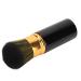 Retractable Makeup Brush Portable Soft Hair Loose Powder Brush Cosmetic Tool for Makeup Artist (Black)