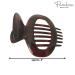 Parcelona French Duck Beak Oval Shell Brown 4 inch Celluloid Hair Claw Clip - Buy Online on GoSupps.com