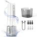 Ear Wax Removal Kit - Water Powered Ear Cleaner with 6 Reusable Replacement Tips and 3 Water Pressure Modes Safe and Effective Electric Ear Wax Removal Tool IPX7 Waterproof USB-C Rechargeable