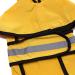 Ultra-Light Waterproof Dogs Raincoat with Hood & Reflective Stripes - Perfect for Small to Medium Dogs - Size L Yellow - Buy Online on GoSupps.com