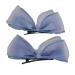 Muloo Cute Bowknot Shape Hairpins Hot Girls Glitter Bowknot Hair Clip Spring Summer Hair Clip for Woman Ponytail Hair Clip Blue