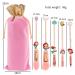 Coshine Mermaid Princess Makeup Brushes - 5pcs Pink Polly Anime Metal Brush Set - Buy Online on GoSupps.com