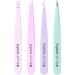 Brushworks HD Combination Tweezer Set - Pastels | Precision Tweezers for Perfect Grooming - Buy Online on GoSupps.com