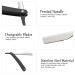 Professional Carbon Steel Hairdresser Razor - Classic Straight Edge Shaving Blade for Salon Use - Black Hair Cutting Tool - Buy Online on GoSupps.com