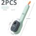 2 PCS Shoes Brush Cleaning Brush with Liquid Box Multifunctional Brush for Cleaning Cleaning Tool for Home Kitchen Bathroom.(White Green) - Buy Online on GoSupps.com