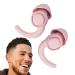 Earplugs for Snoring Blocking - Reusable Ear Plugs for Sleeping Portable Calm Ear Plugs for Family Friends Colleagues Rowces Light Pink