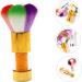 Beatifufu 1pc Dust Brush Cleaning Tools Hair Brush Cleaner Tool Acrylic Brush Cleaner Nail Art Tools Paintbrush Cleaner Nail Cleaning Brush Nail Cleaning Tool Fake Hair Edges Plastic Abs 11.5x6cm Golden - Buy Online on GoSupps.com