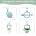 ClDy Baby Toy Pacifier Chain & Silicone Cup Catcher | BPA-Free Halter Straps for Strollers & Cars | 2 Pack Bowl Set (Blue & Green) - Safe & Versatile Baby Accessories - Buy Online on GoSupps.com