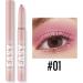 Eyeshadow Sticks Multiple-Use Shimmery Glitter Makeup Pen Highlight Base Priming Blusher Eyebrow Pencil Metallic High Gloss Creamy Make Up Pen Silky Smooth Texture Long Wearing Water (Pink One Size) 1 count (Pack of 1) Pink - Buy Online on GoSupps.com