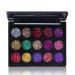 GUZHUXISHE 15 Colors Glitter Eyeshadow Makeup Palette -Small Sequins Shimmer Matte Eyeshadow Professional Makeup Natural Long Lasting Waterproof Eye Shadow02