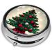 Christmas Gift Treeround Pill Box | 3 Compartment Travel Organizer | Portable Pill Box for Easy Travel - Buy Online on GoSupps.com