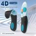 Arch Support Insoles for Flat Feet & High Arches | Shock Absorb Insoles for Plantar Fasciitis Relief - Men & Women (Black S - Buy Online on GoSupps.com
