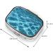 Swimming Pool Water Printing Pill Case | 2 Compartment Small Pill Box & Travel Organizer - Perfect Gift for Travel & Pocket - Buy Online on GoSupps.com