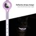 Kocnydey Leather Reflective AirTag Cat Collar - Adjustable Anti-Wing Collar with Bell for Cats & Small Dogs (Purple M: 28-37cm) - Buy Online on GoSupps.com