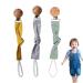 Facynde Pacifier Chain Clip Baby Pacifier Strap - Baby Pacifier Straps One-Piece Pacifier Clip Holder for Teething Ring Wooden Clips Design