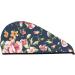 Microfiber Hair Drying Cap - Vintage Floral Soft Absorbent Hair Towel for Curly Long & Thick Hair | Quick Dry & Fast Drying - Buy Online on GoSupps.com