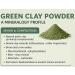 KAPTAN LDA Green Clay Powder for facial mask hair and body detox & purify 100 natural 100 g excellent for facial and hair mask spot treatment body wrap detox bate foot soak and DIY - Buy Online on GoSupps.com