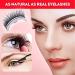 Fourisily Reusable Adhesive Eyelashes 2 Pairs Reusable Self Adhesive Eyelashes Natural Look False Eyelashes No Glue Self Adhesive Lashes Extension for Women Girls (Thick) - Buy Online on GoSupps.com
