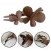 Matte Hair Claw Clips Set - 3 Pieces Double Butterfly Duck Bill Clips for Styling Thick Hair - Non-slip Barrettes for Women and Girls - Buy Online on GoSupps.com