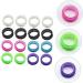 PopetPop 32 STK Silicone Ring Inserts for Dog Grooming & Hairdressing Scissors | Comfortable Grip & Enhanced Control - Buy Online on GoSupps.com
