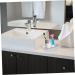 Homsfou 2-Piece Marble Ceramic Tray Set - Multi-Purpose Storage Decor for Valentine's Day - Exquisite Dark Gray 13.8x10.2cm - Buy Online on GoSupps.com