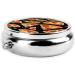 Pizza 3D Printed Mini Round Pill Box | 3 Compartment Medicine Organizer | Portable Travel Pill Case for Home & Office - Buy Online on GoSupps.com