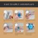 Waterproof Adhesive Patches for Freestyle Libre | 40+1 Pack Sensor Covers | Durable Blue Libre Over-Patches & Plastic Cover - Buy Online on GoSupps.com