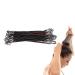 Open ponytail hooks women's hooks hair clips elastic headbands ponytail holder hair accessories elastic rubber bands multifunctional binding data cables (20 pieces)