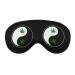 Weed Yin Yang Sleep Mask Eye Cover for Sleeping Blindfold with Adjustable Strap Blocks Light Night Travel Nap for Men Women