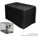 EKDJKK 36-inch Black Dog Crate Cover | Easy Install 210D Oxford Cloth | Privacy Indoor/Outdoor Kennel Cage | Machine Washable - Buy Online on GoSupps.com