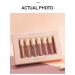 Buy GL-TURELIFES 6-Piece Rose Matte Lipstick Set | Waterproof Velvet Liquid Lip Gloss in Non-Female Nude Colors | Perfect Gift Box - International Shipping Available - Buy Online on GoSupps.com