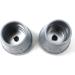 fiXte Heavy Duty Rubber Ferrule Tips with Metal Washer for 25mm Poles - Grey (Pack of 2) - Buy Online on GoSupps.com