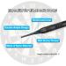 Wolftop 2BA Thread Soft Tip Dart Points 150/300 Pack - Black - Replacement Dart Tips Set - Buy Online on GoSupps.com